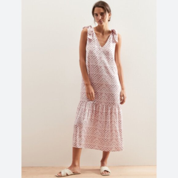 Brand New Banana Republic Drop Waist Tie Straps Dress - Picture 1 of 14